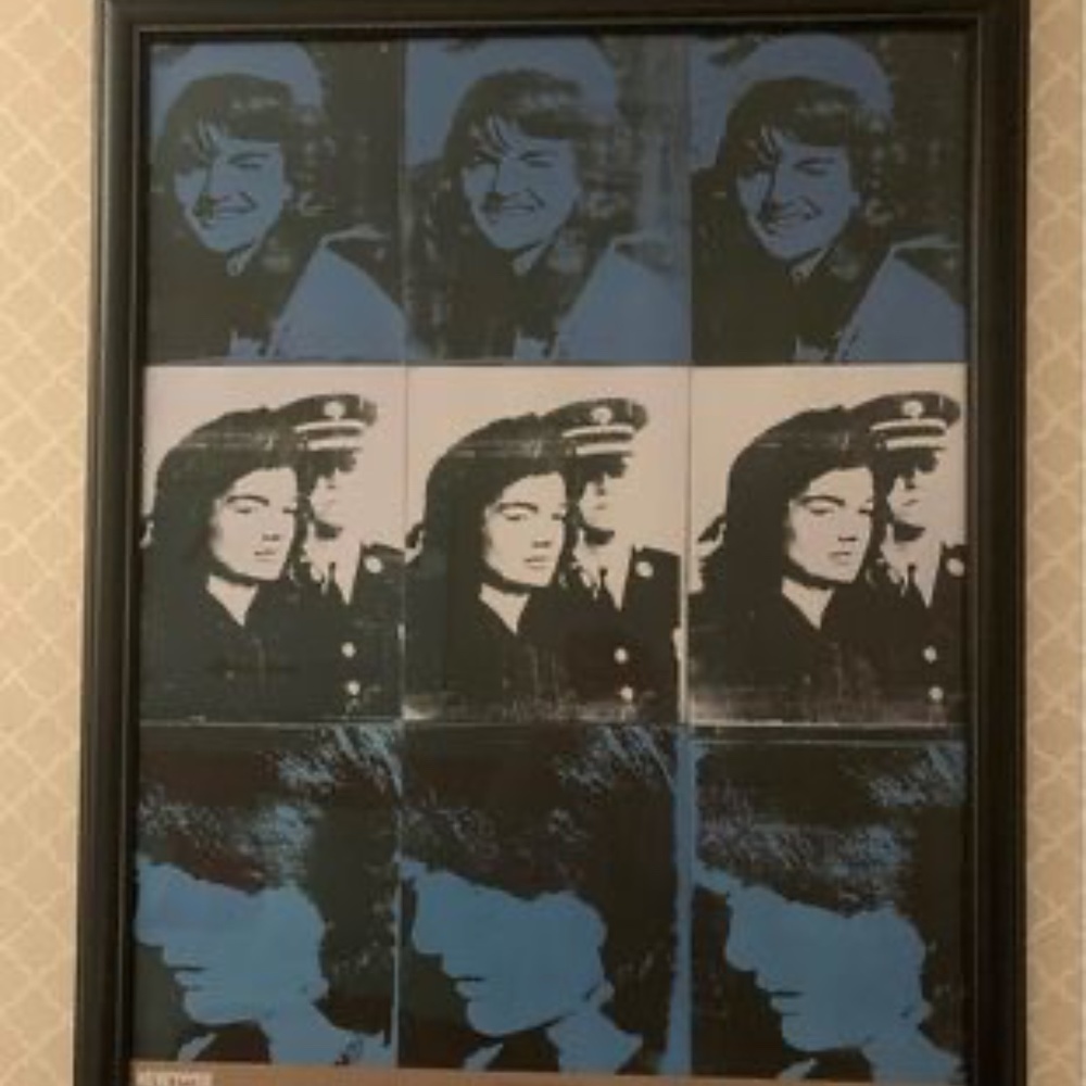 ANDY WARHOL POSTER -3 FACES OF JACKIE